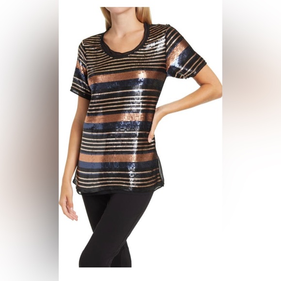 As by DF Imogene sequin tee